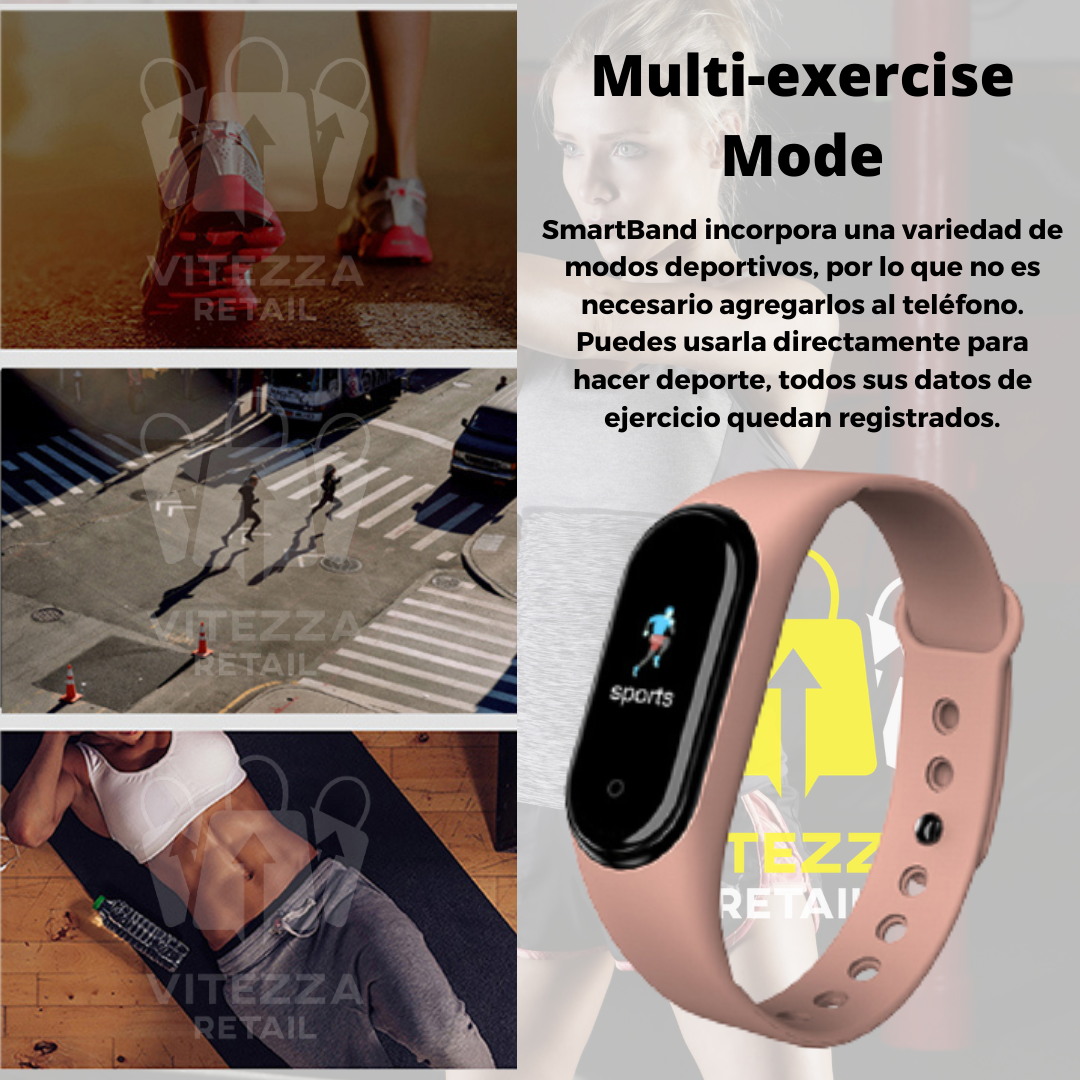Smart Band - Fitness Bracelet Impermeable IP67 - Imagen 3